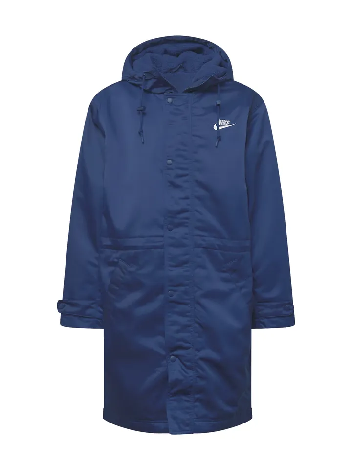 Nike Sportswear Parca de entretiempo 'Club Stadium' navy / blanco