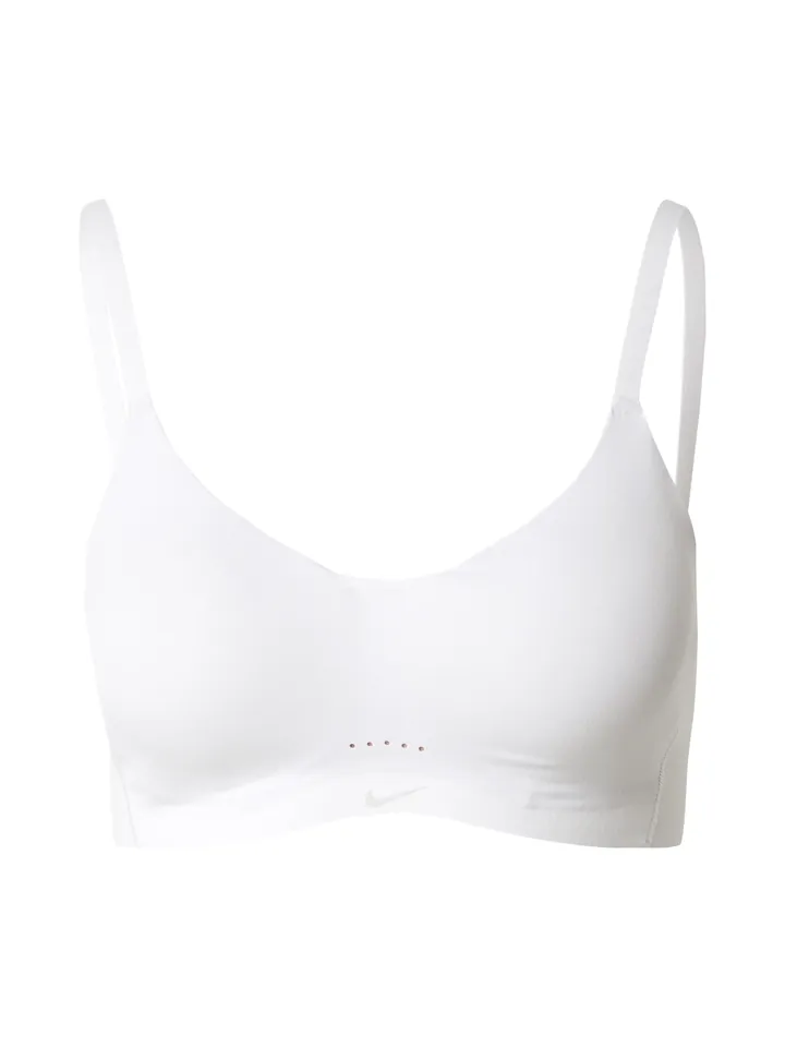 NIKE Sujetador deportivo 'ALATE MINIMALIST' blanco