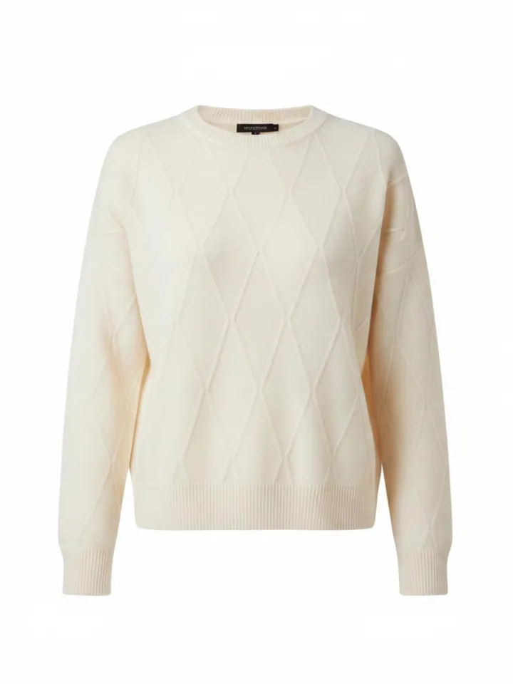 WEARABLE STORIES Jersey 'Manou'  crema