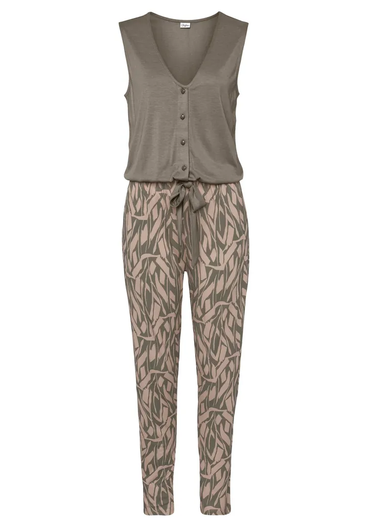 BUFFALO Jumpsuit beige / caqui
