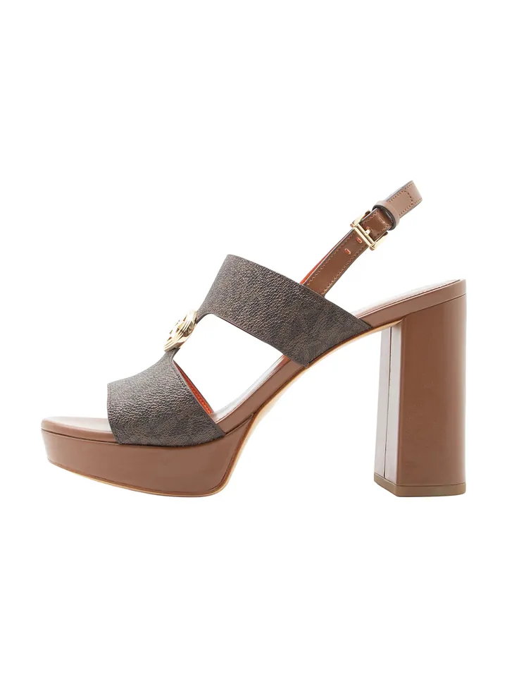 MICHAEL Michael Kors Sandalias 'ERIN' marrón / cognac / moca