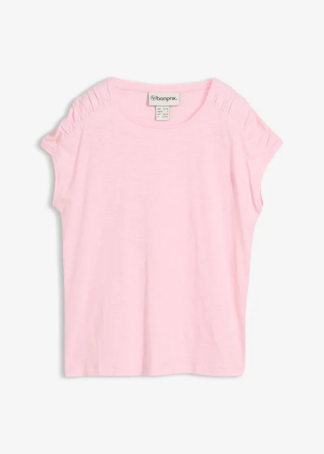 Camiseta boxy de manga corta