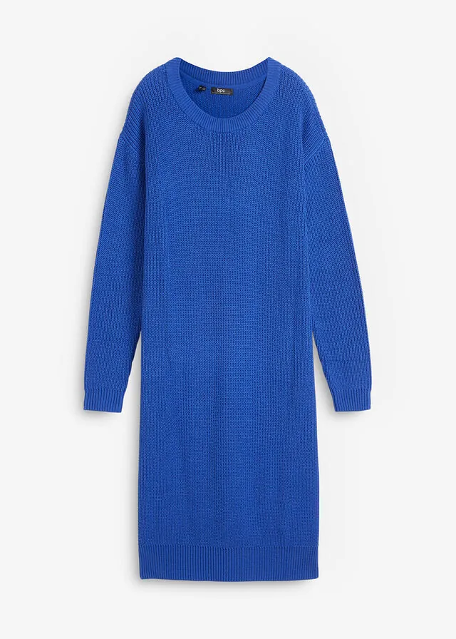 Vestido de punto holgado de canalé