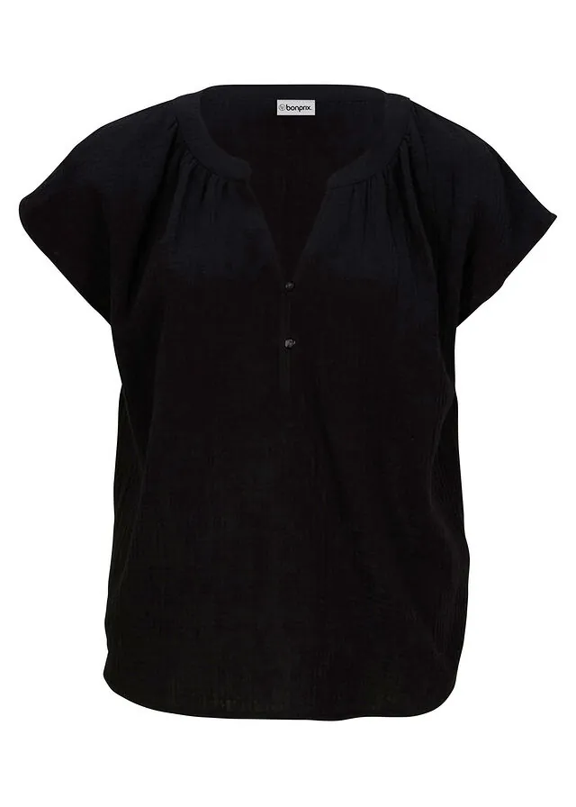 Top de muselina de algodón puro