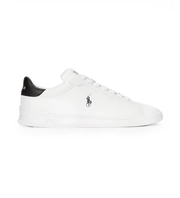 Polo Ralph Lauren para hombre. 809829824005 Zapatillas Heritage Athletic blanco (36), Piel, Plano, Cordones, Casual