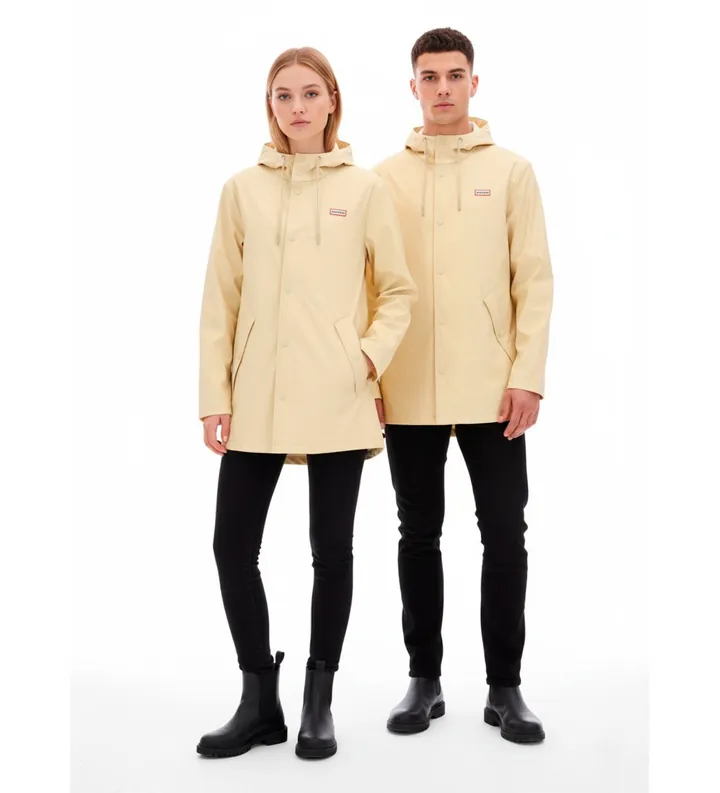 Hunter unisex. ARU0003242 Chubasquero downpour jo pu amarillo (L), Casual, Silicona, Impermeable