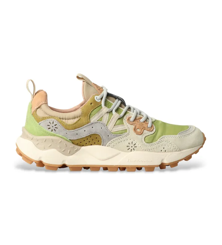 Flower Mountain unisex. 2017818 Zapatillas Yamano 3 multicolor (36), Plano, Ante, Cordones, Casual