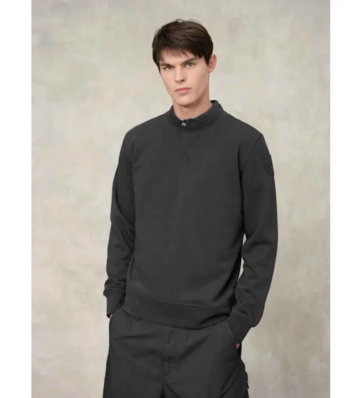 Blauer para hombre. 26SBLUF03243 Jersey Thomas negro (L), Casual, Algodón