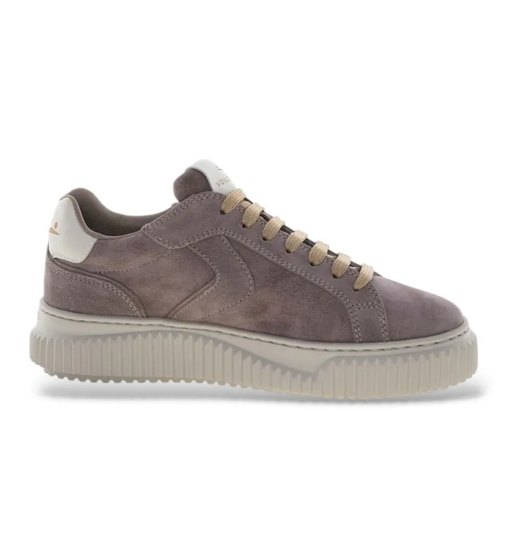 Voile blanche para mujer. 2017542 Zapatillas de Piel Lipari rosa oscuro (36), Plano, Cordones, Casual