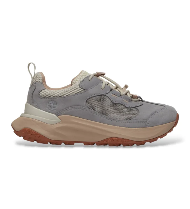 Timberland para mujer. TB0A41T8EJR1 Zapatillas de piel Motion Access gris (36 W), Plano, Ante, Cordones, Casual