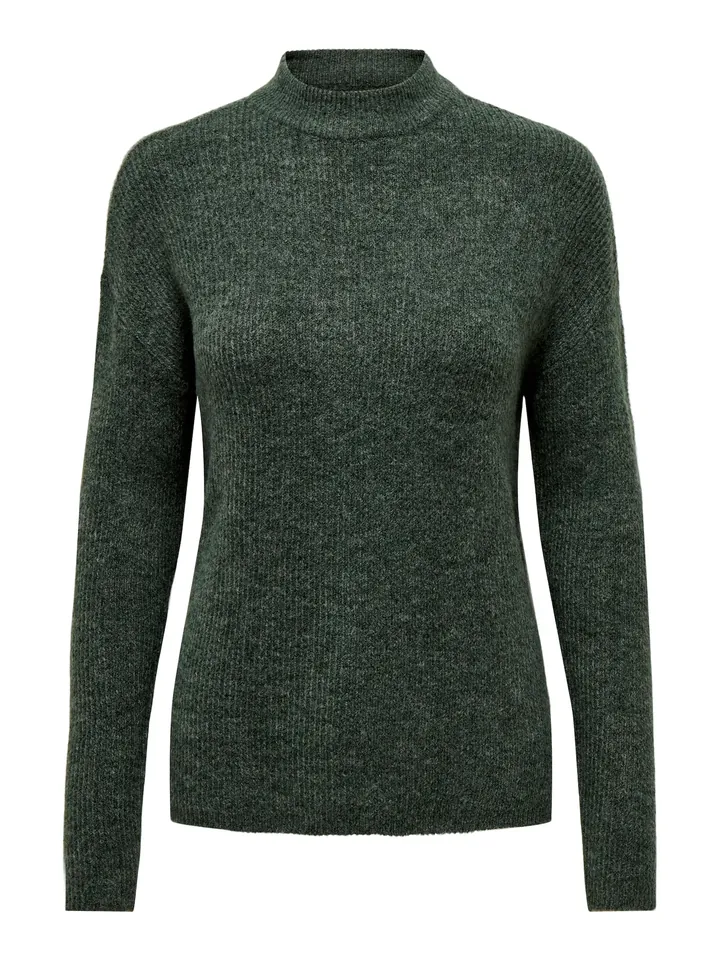 ONLY Jersey 'ONLCamilla' verde oscuro