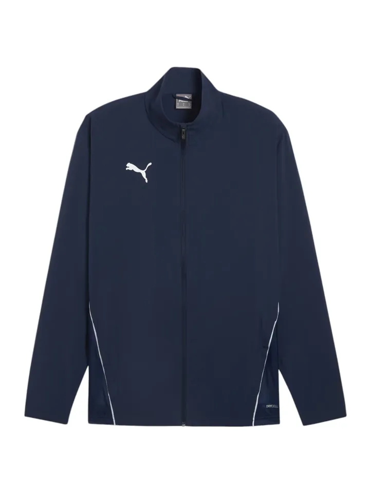 PUMA Chaqueta deportiva 'TeamGoal'  azul oscuro / blanco