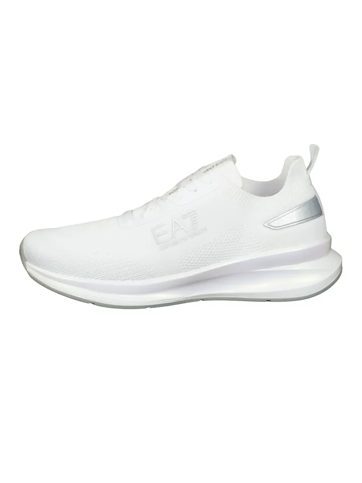 EA7 Emporio Armani Zapatillas deportivas bajas plata / blanco