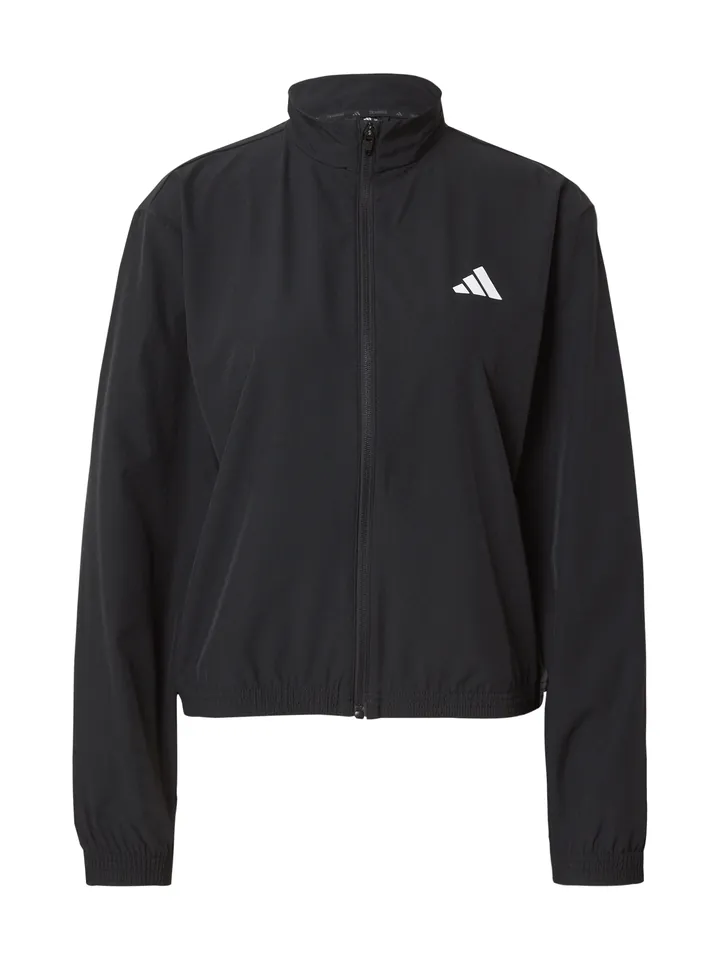 ADIDAS PERFORMANCE Chaqueta de chándal 'Train Essentials' negro / blanco