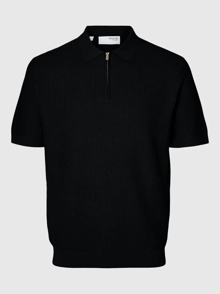 SELECTED Camiseta negro