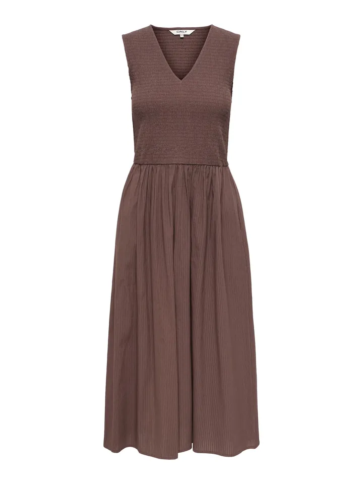 ONLY Vestido 'ONLNoema' marrón