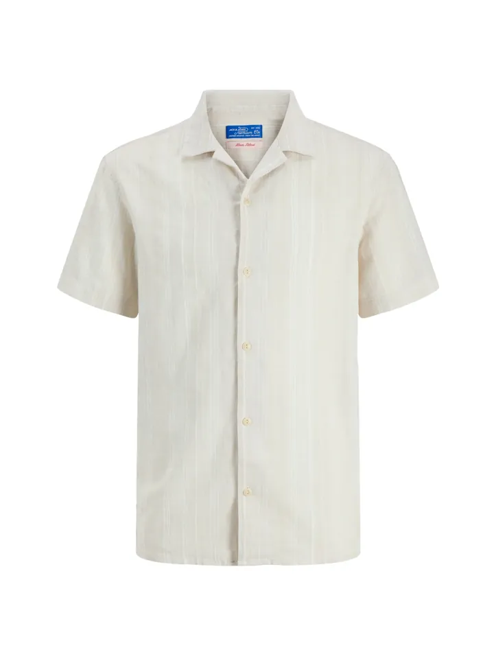 JACK & JONES Camisa 'Summer' amarillo claro