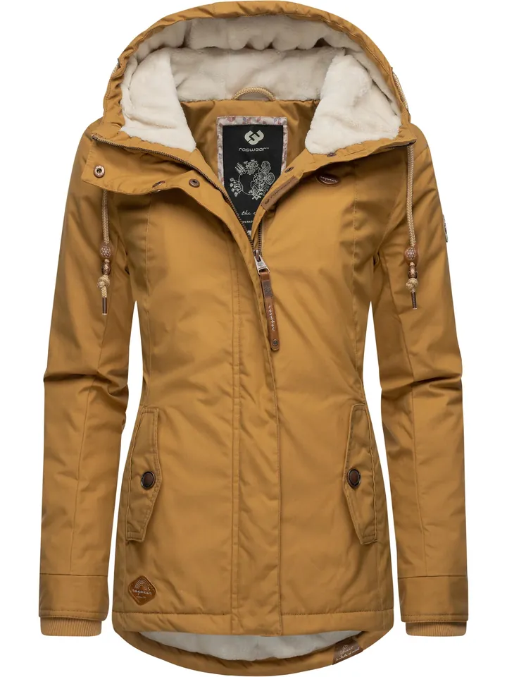 Ragwear Chaqueta de invierno 'Monade' beige claro / caramelo