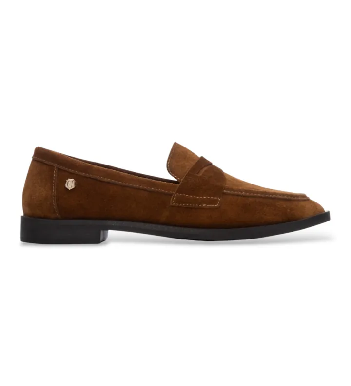 Carmela para mujer. 16429003-CAMEL Mocasines de Piel 164290 marrón claro (36), 1 a 3cm, Serraje, Ninguno, Casual, Clásico