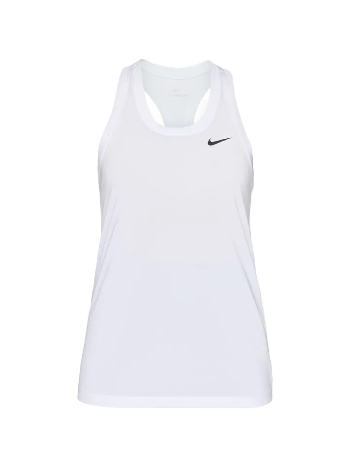 NIKE Top deportivo  negro / blanco
