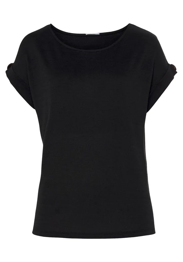 LASCANA Camiseta negro