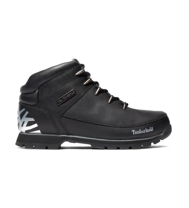 Timberland para hombre. TB0A17JR0011 Botines de Piel Euro Sprint Hiker negro (41), Plano, Cordones, Deportivo, Outdoor