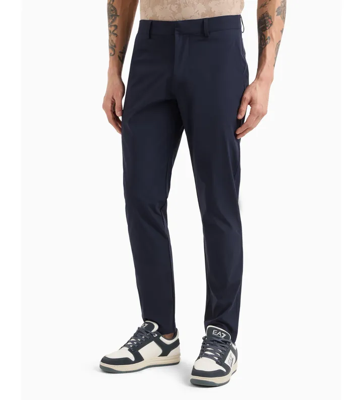 EA7 para hombre. 7M000509_AF14589 Pantalón Ventus7 marino (L), Casual, Poliamida