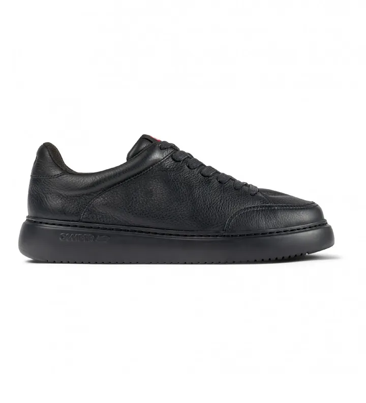 Camper para hombre. K100841-015 Zapatillas de Piel Runner K21 negro (41), Plano, Cordones, Casual