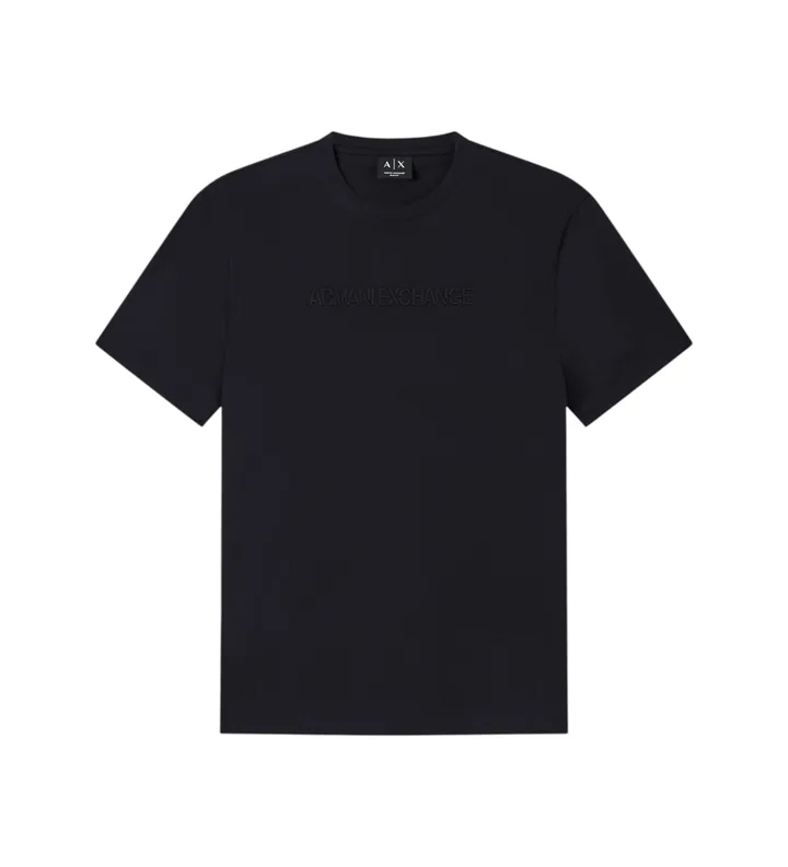 A|X Armani Exchange para hombre. XM002467AF10356UB101 Camiseta Slim-fit marino (L), Casual, Algodón, Manga corta