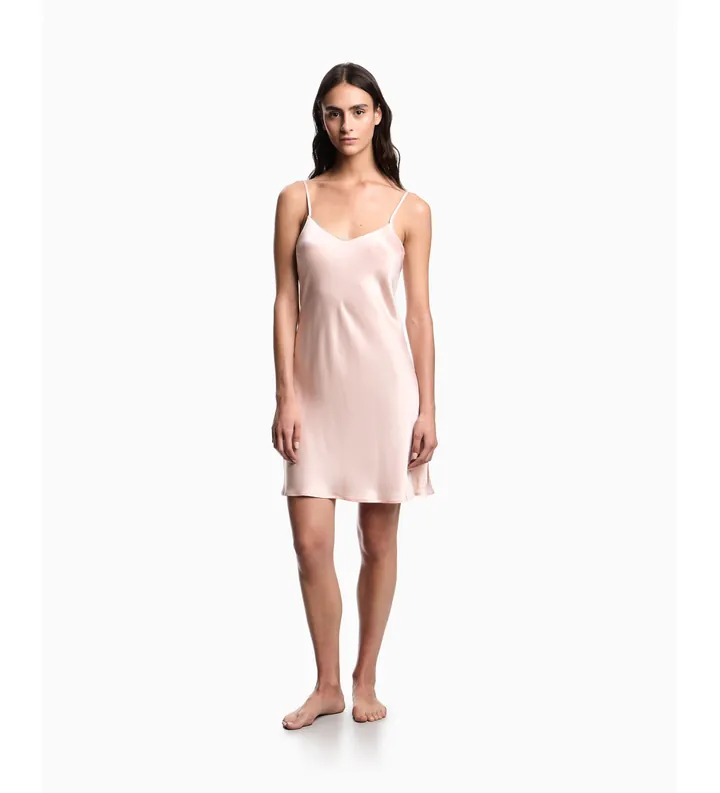 Emporio Armani para mujer. EW000438_AF19036 Vestido Bridal rosa (L), Homewear, Viscosa, Sin mangas / Tirantes