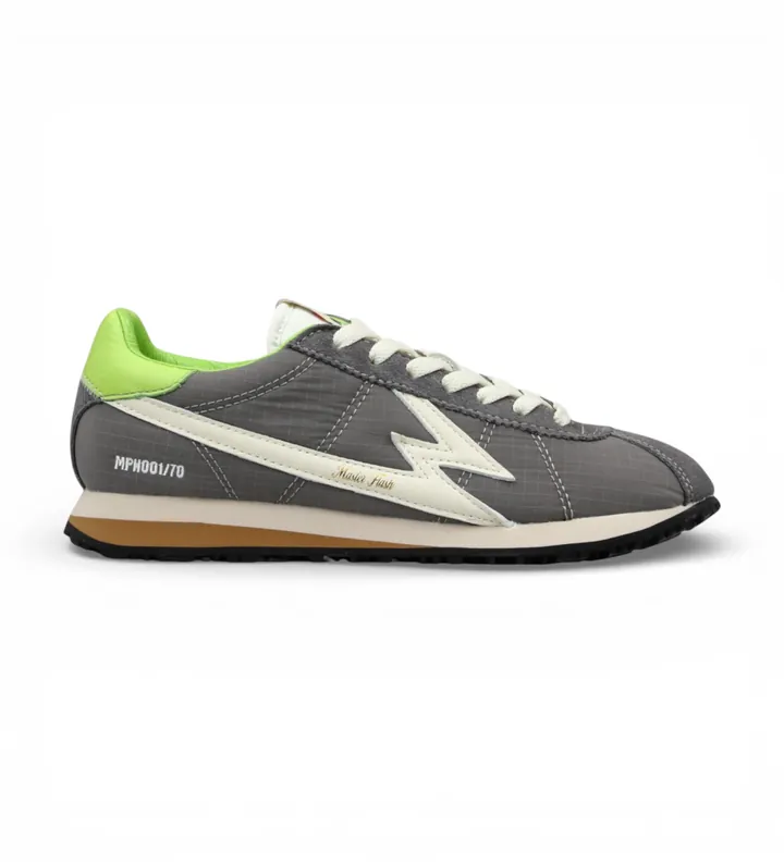 MOA Concept para hombre. FL210 Zapatillas Flash gris (40), Plano, Cordones, Casual