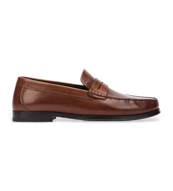 Martinelli para hombre. 1623-2760C Mocasines de Piel Forthill 1623 marrón (45), Plano, 1 a 3cm, Ninguno, Casual, Fiesta, Clásico