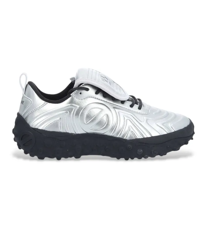 NO NAME para mujer. SNOJMET Zapatillas Onda plateado (37), Plata, Plano, Cordones, Casual, Deportivo