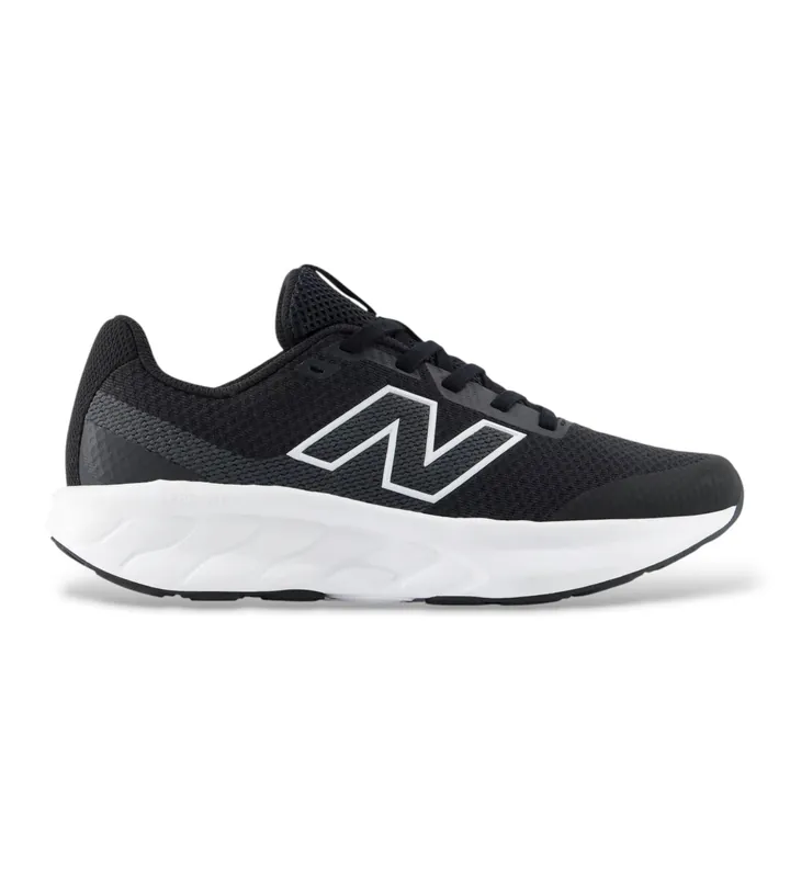 New Balance para mujer/niña. G520V9_KP Zapatillas 520 negro (36), Tela, Plano, Cordones, Casual, moda infantil