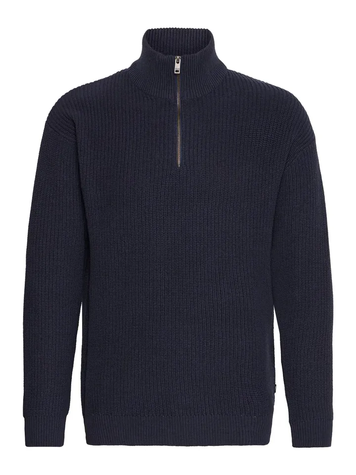 !Solid Jersey 'Goma' azul oscuro