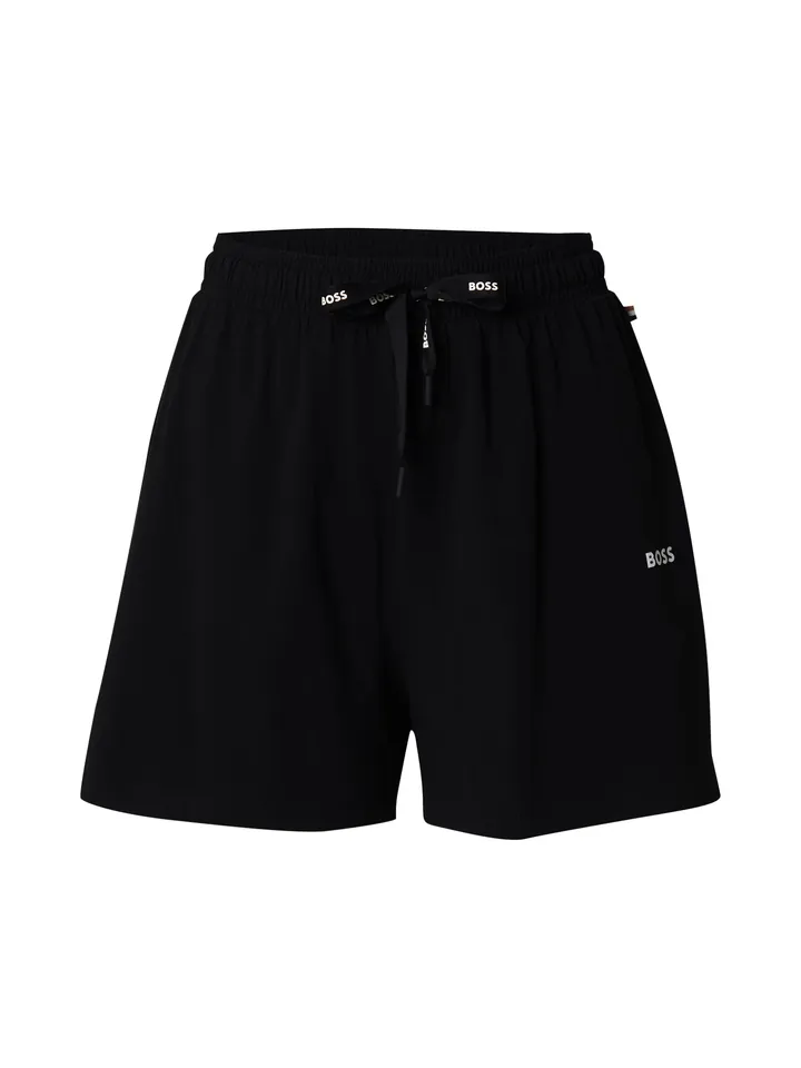 BOSS Pantalón de pijama negro / blanco