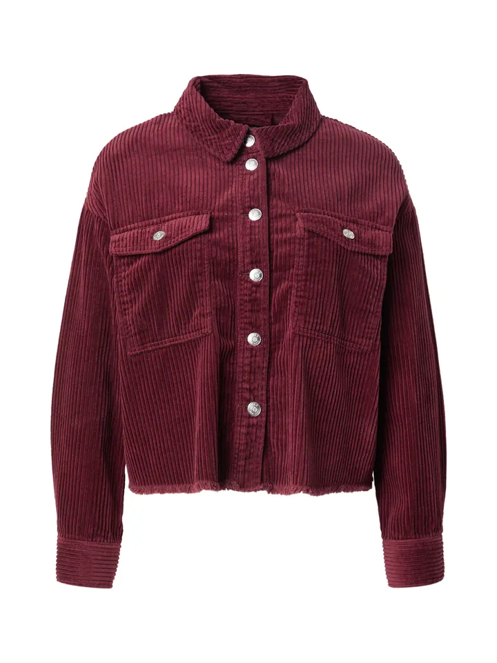 ONLY Chaqueta de entretiempo 'ONLMarina-Eny'  rojo vino