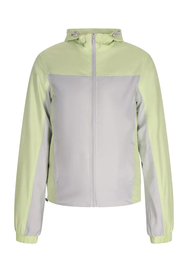 myMo ROCKS Chaqueta de entretiempo amarillo pastel / gris claro