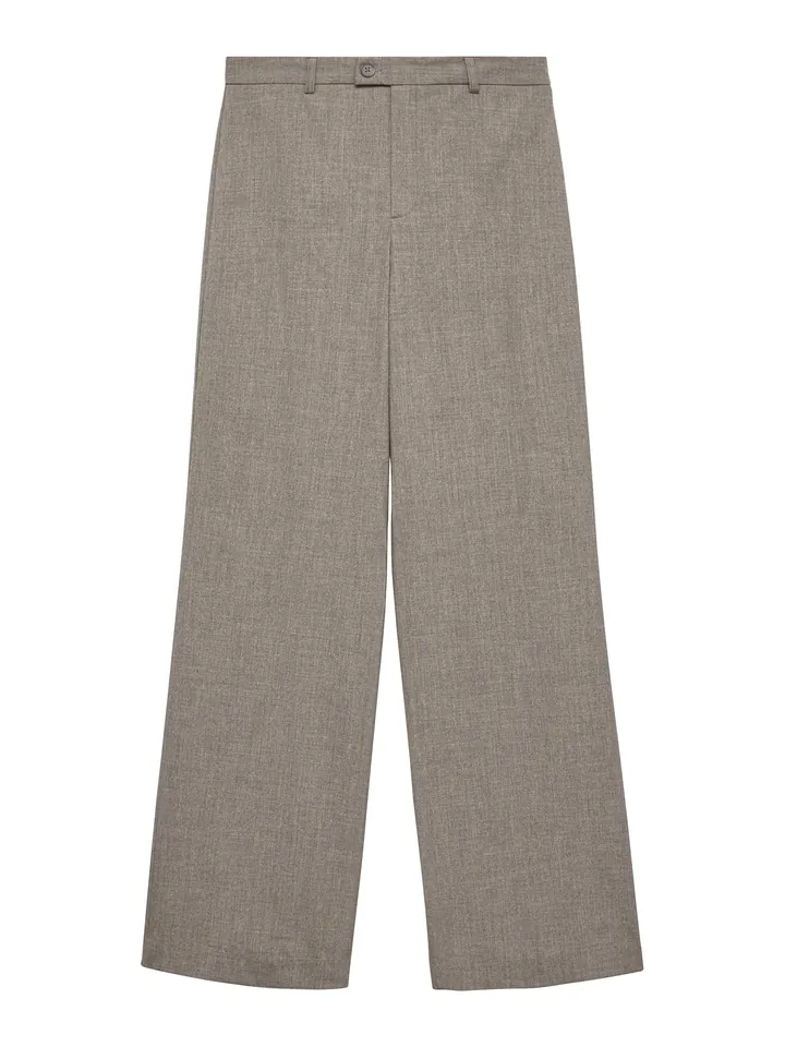 VERO MODA Pantalón de pinzas 'VMTEXAS' taupe