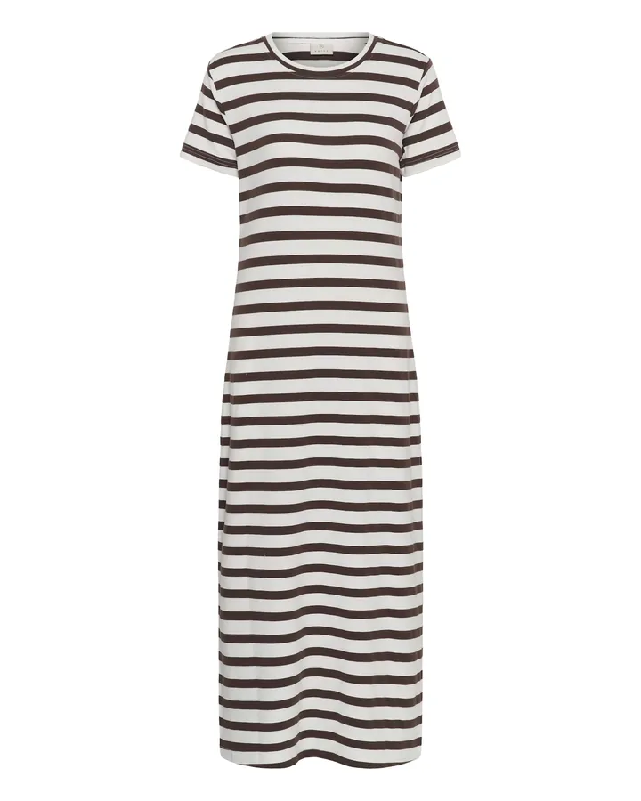 Kaffe Vestido 'KAEllen' negro / blanco