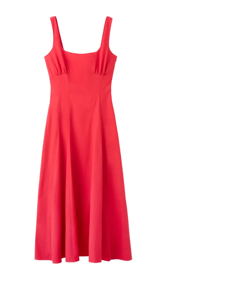 MANGO Vestido de verano 'POLLY' rojo
