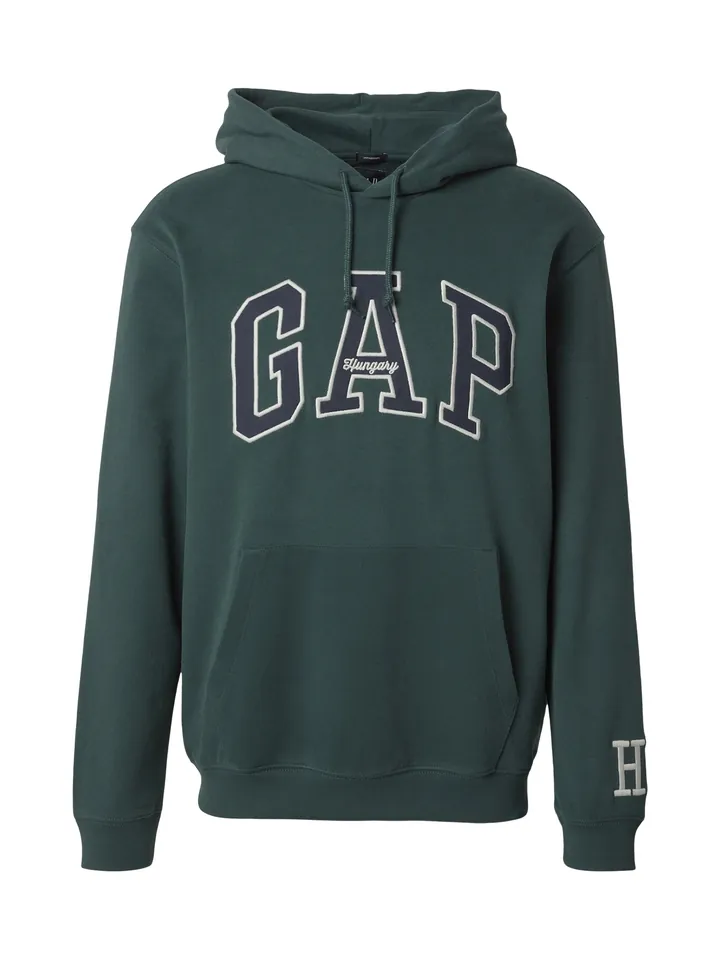 GAP Sudadera 'CLSC' azul oscuro / verde oscuro / blanco
