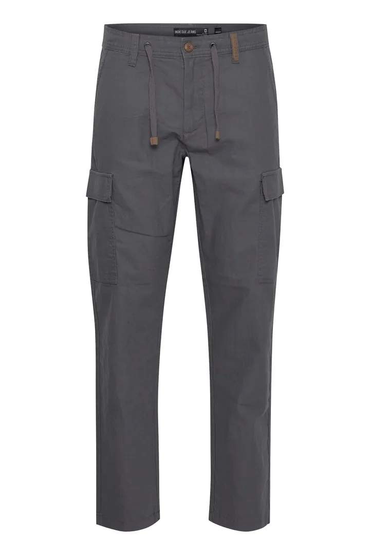 INDICODE JEANS Pantalón cargo gris