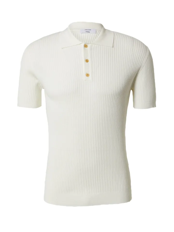 DAN FOX APPAREL Camiseta 'Ferdinand' blanco natural