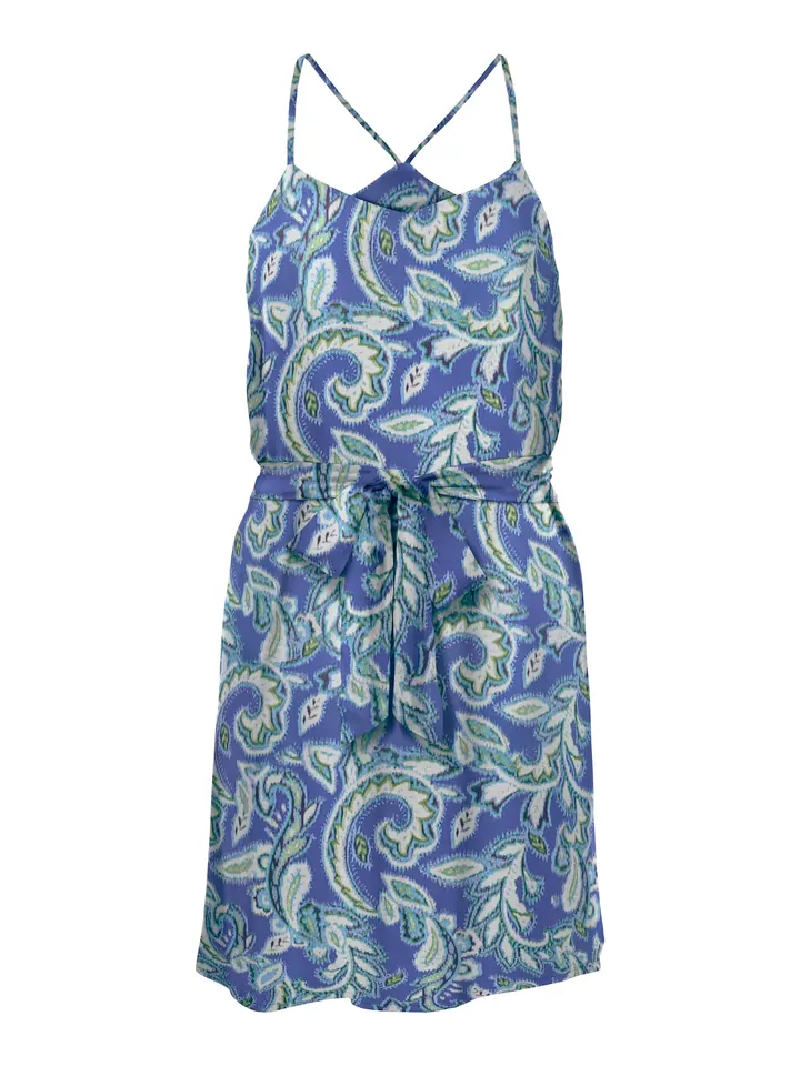 ONLY Vestido 'ALMA' azul / verde claro / blanco