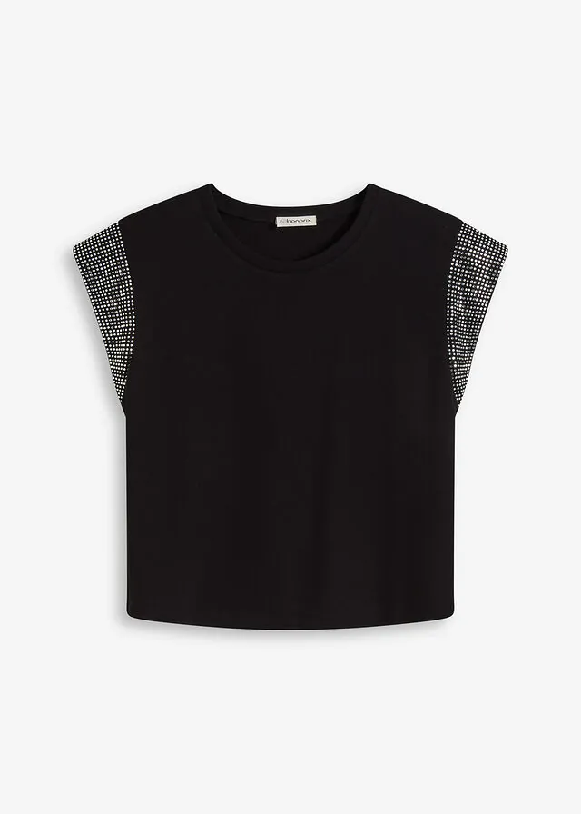 Camiseta con hombreras