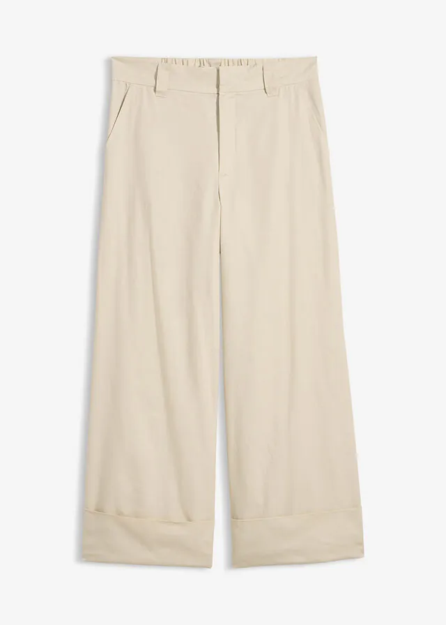 Pantalón tipo chino de algodón orgánico puro