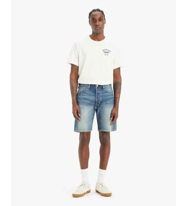 Levi's para hombre. 36512-0245 Shorts 501 Original azul (28/9), Casual, Algodón