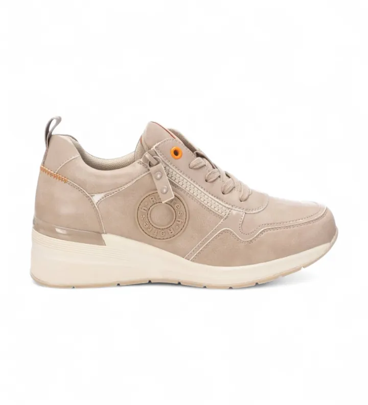 Refresh para mujer. 17228003-BEIGE Zapatillas 172280 beige (36), 3 a 5cm, Cremallera, Casual