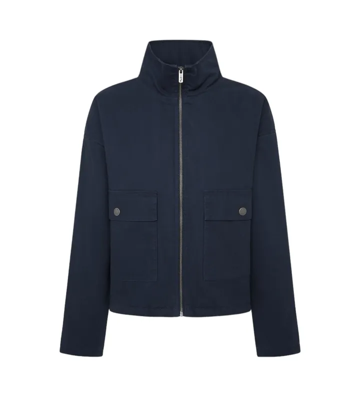 Pepe Jeans para mujer. PL402467 Chaqueta Daniella marino (L), Casual, Algodón